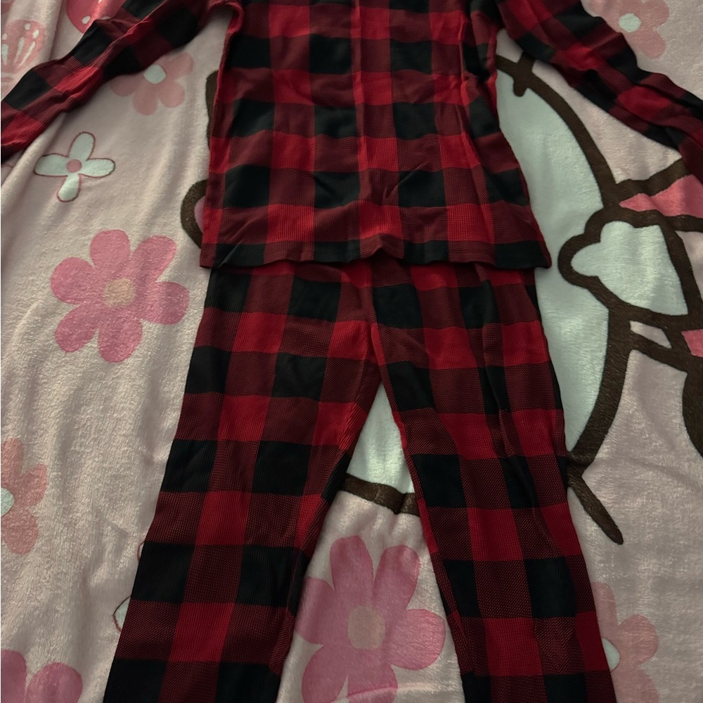 Place Red and Black Buffalo Plaid Pajama Set